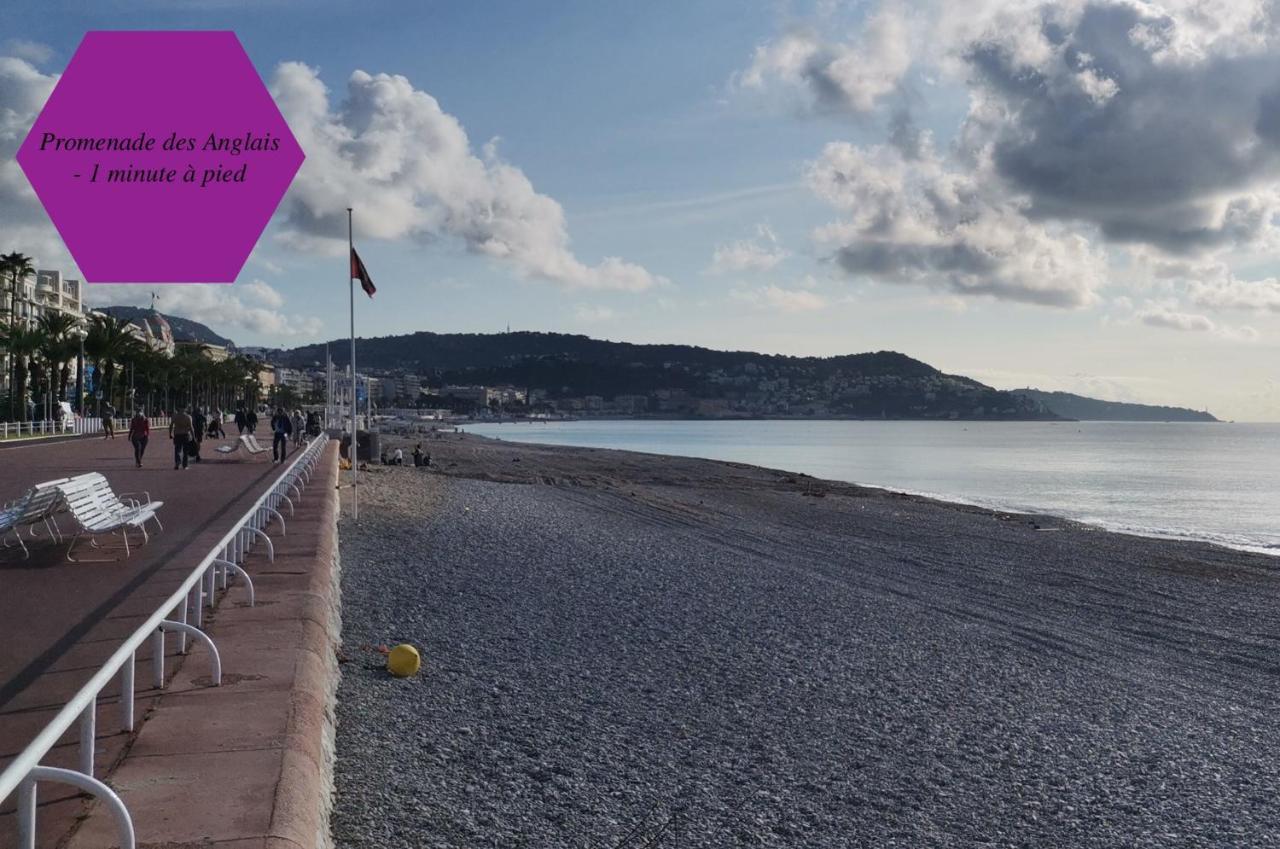 Studio - 1 Minute De La Plage Et De La Promenade Des Anglais Nice Luaran gambar
